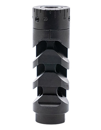 [810048492145] Armaspec ARM1932-BLK Muzzle Brake Harmonics-Tuner Black Stainless Steel 5/8x24 Threads 30 Cal