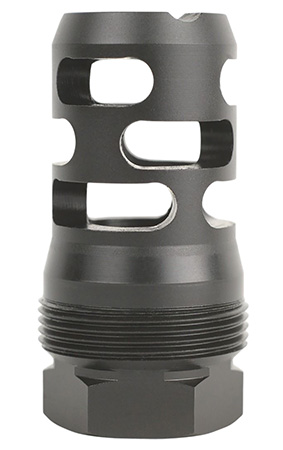 [810048494170] Armaspec ARM2961-BLK Micro Muzzle Brake Catacomb Black QPQ Nitride 1/2"x28 Threads 223/5.56