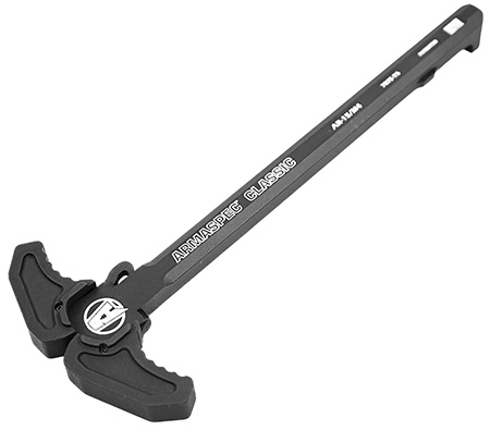 [810048492381] Armaspec ARM165-BLK Classic Charging Handle Black Aluminum Ambidextrous Hand