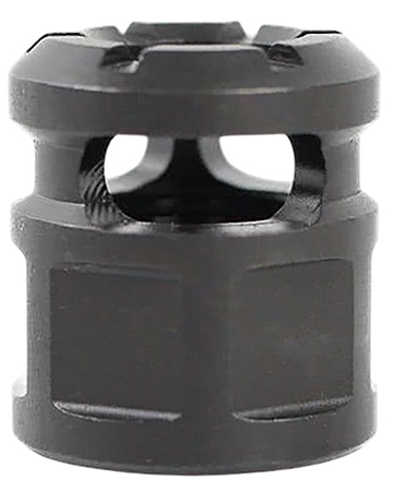 [810048493852] Armaspec ARM4511-BLK Micro Compensator ROOK Black QPQ Nitride Stainless Steel 1/2"x28 Threads Multi Caliber