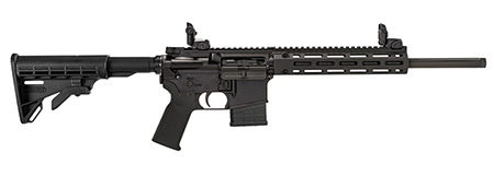[850050173700] Tippmann Arms A101333 M4-22 LTE 22 LR 10+1 16" Black Parkerized Threaded Barrel, Matte Black Aluminum Receiver w/Picatinny Rail, M-LOK Handguard, Composite Forend, Black Polymer Stock Black Gen2 Grip,