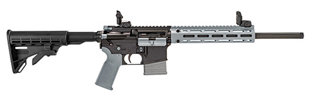 [850050173748] Tippmann Arms A101337 M4-22 LTE 22 LR 10+1 16" Black Parkerized Threaded Barrel, Matte Black Aluminum Receiver w/Picatinny Rail, Wolf Gray M-LOK Handguard Composite Forend, Black Polymer Stock, Gray G