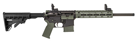 [850050173755] Tippmann Arms A101338 M4-22 LTE 22 LR 10+1 16" Black Parkerized Threaded Barrel, Matte Black Aluminum Receiver w/Picatinny Rail, OD Green M-LOK Handguard, Composite Forend, Black Polymer Stock, OD Gre