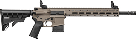 [850050173779] Tippmann Arms A101341 M4-22 Elite 22 LR 10+1 16" Black Parkerized Threaded Barrel, Flat Dark Earth DuraCote Aluminum Receiver w/Picatinny Rail, M-LOK Handguard, Black Adj CAR15 Polymer Stock, Black Ge
