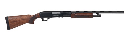 [8053800948609] Charles Daly 930416 301 Field Compact 410 Gauge Pump 4+1 22" Vent Rib Barrel, Black Anodized Aluminum Grooved Receiver, Fixed Walnut Stock