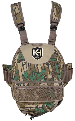[049443001595] Moultrie KHT0251 Run N Gun 100 Chest Rig Mossy Oak Greenleaf