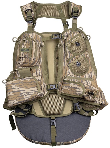 [049443939379] Moultrie KHT0223 Run N Gun Turkey Vest 300 Mossy Oak
