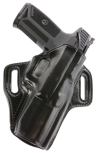 [601299167919] Galco CON458B Concealable  OWB Black Leather Belt Slide Fits FN Five-seveN USG Fits Ruger 57 Fits FN Five-seveN MK2 Right Hand