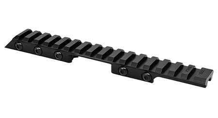 [656813107391] Warne 7757M  Picatinny Rail 11mm Dovetail Black Aluminum Fits CZ 457 15 MOA