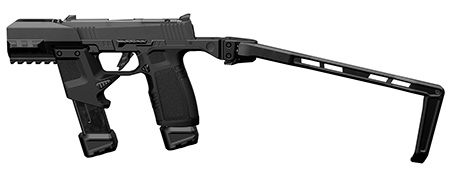 [764046033872] Tyrant CNC TDP365TWSBLK   Black Aluminum/Polymer Folding Fits Sig P365