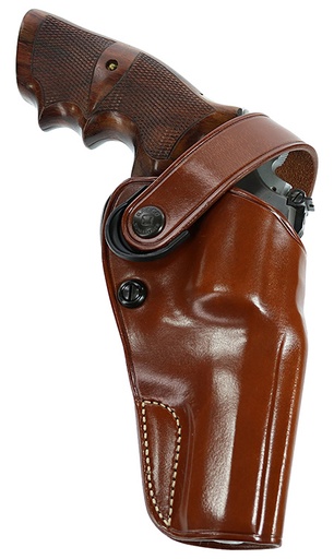 [601299177260] Galco DAO106 DAO  OWB Tan Leather Belt Slide Fits S&W L Frame Fits 6" Barrel Right Hand