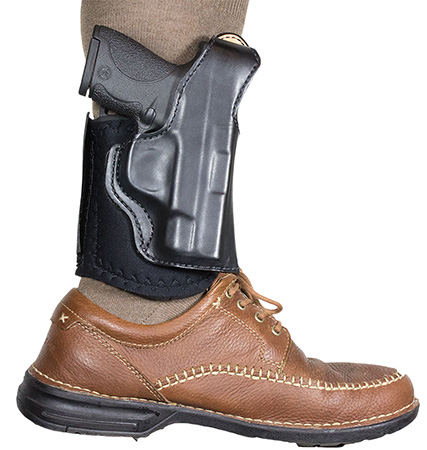 [792695384465] DeSantis Gunhide 014PC5ZZ0 Die Hard Rig  Ankle Black Leather Fits S&W Bodyguard 2.0 Right Hand