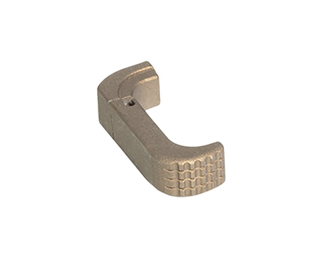 [840253800930] Timber Creek Outdoors GL43XEMRBB Glock 43X Extended Magazine Release Anodized Burnt Bronze Aluminum