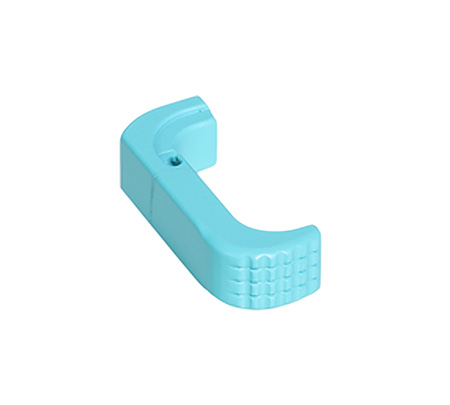 [840253800954] Timber Creek Outdoors GL43XEMRRE Glock 43X Extended Magazine Release Anodized Robin's Egg Blue Aluminum
