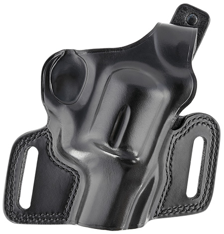 [601299121188] Galco SIL126B Silhouette  OWB Black Leather Belt Slide Fits S&W N Frame Fits 2-4" Barrel Right Hand