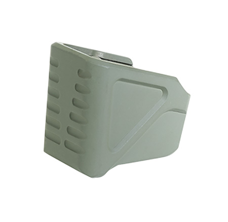 [840253800626] Timber Creek Outdoors GLMEPOD Glock 17/19 Magazine Extension Plate OD Green Aluminum