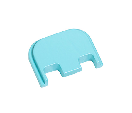 [840253800725] Timber Creek Outdoors GLSCPRE Glock 17/19 Slide Cover Plate Robin's Egg Blue Aluminum