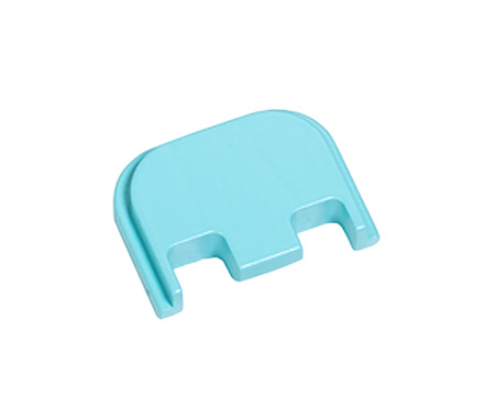 [840253800855] Timber Creek Outdoors GL43XSCPRE Glock 43X/48 Slide Cover Plate Robin's Egg Blue Aluminum