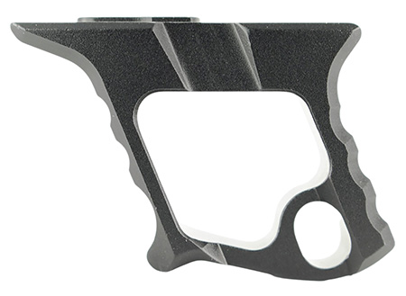 [612789314881] Tyrant CNC TD772BLKM1 Handstop Halo Black Aluminum Fits AR15