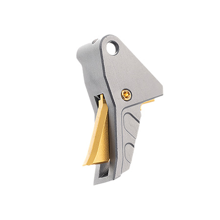 [764046031311] Tyrant CNC TDECHETRIGGREY/GOLD I.T.T.S Trigger Grey/Gold Fits Springfield Echelon
