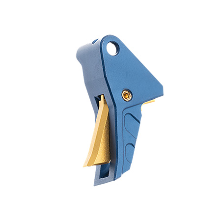 [764046031496] Tyrant CNC TDECHETRIGBLUE/GOLD I.T.T.S Trigger Blue/Gold Fits Springfield Echelon