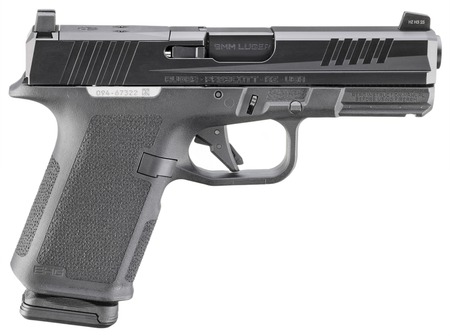 [736676194155] Ruger 19415 RXM  9mm Luger 15+1 4" Black FNC Nitride Alloy Steel Barrel  &  Optic Ready/Serrated Slide, Black Polymer Frame w/Accessory Rail, Textured Grip
