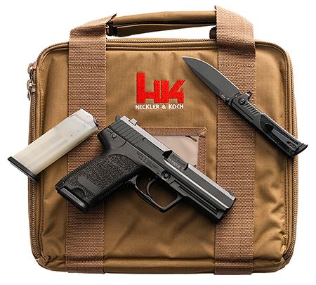 [642230274877] HK 81001397  P8A1 9MM 2X15R  W/BOKER  TAN CASE
