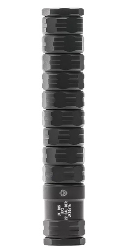 [850038425180] Jk Armament JK105RFX22 RFX  22 Cal 1.05" Black Aluminum/Stainless Steel 1/2"x28