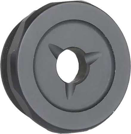 [850038425265] Jk Armament JK155LTEC30 LT Flash Reducer End Cap 30Cal Fits Aluminum Hard Anodized Black