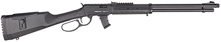 [850067243601] Derya Firearms TM22.LEVER.20 TM22 Lever 22 LR 10+1 20" Black Threaded Barrel, Black Anodized Picatinny Rail Receiver, Black AG w/Extensions Polymer Buttstock