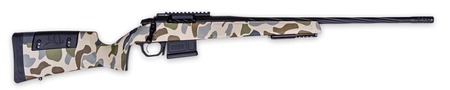 [747115463329] Weatherby 3WRHS338WR6B 307 Hush 338 WBY RPM 5+1 20" Graphite Black Cerakote Threaded Barrel  &  Steel Receiver w/Picatinny Rail, Hush Tundra Camo Adj Cheek Piece  &  LOP Synthetic Stock, Ambidextrous