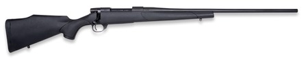 [747115463565] Weatherby VTX308NR18T Vanguard Obsidian 308 Win 4+1 18" Blued Threaded Barrel, Blued Stainless Steel Drilled  &  Tapped Receiver, Black Monte Carlo Synthetic Stock