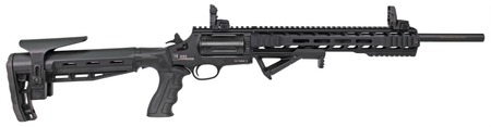 [796167793076] Iver Johnson Arms IJ1000T IJ1000  410 Gauge 5rd 18" Matte Black Barrel, Chrome Matte Black Chrome Receiver w/Picatinny Rail, Black Fixed Stock