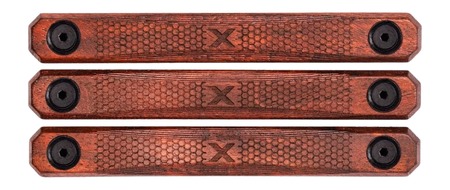 [810069397269] Woox SH.MLK004.S3 M-LOK Rail Covers 3 Slot American Walnut 4.88" Long