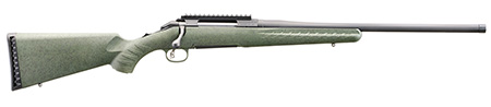 [736676520053] Glenfield 52005 Model A  Full Size 6.5 Creedmoor 4+1 20" Matte Black Threaded Barrel, Matte Black Alloy Steel Receiver w/Picatinny Rail, Moss Green Splatter Fixed Synthetic Stock, Thread Protector