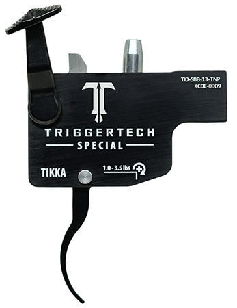 [885768004060] TriggerTech TI0SBB13TNP Diamond  Black Curved Lever Fits Tikka Right Hand