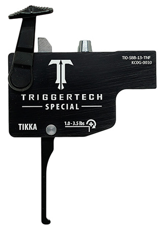 [885768004091] TriggerTech TILSBB13TNF Diamond  Black Flat Lever Fits Tikka Left Hand