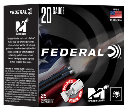 [604544709834] Federal MC2248   20Gauge 2.75" 7/8oz 8Shot 25 Per Box/10 Case