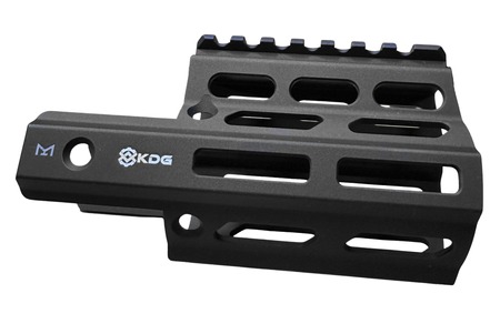 [850045704520] Kinetic Development Group STR5-MK2-010 SRX3 MK2 Stribog Rail Extension Black Aluminum Compatible w/ Stribog SP9 Models w/ MLOK Receivers