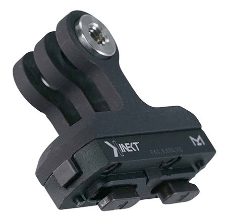 [851064007715] Kinetic Development Group KIN5-500  Go Pro Mount For Standard Magpul MLOK Slots Black Aluminum