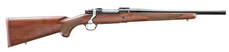 [736676671007] Ruger 67100 Hawkeye Hunter 308 Win 4+1 16.60" Satin Blued Threaded Barrel, Satin Blued Steel Receiver w/Integral Scope Mount, American Walnut Fixed Stock, Right Hand