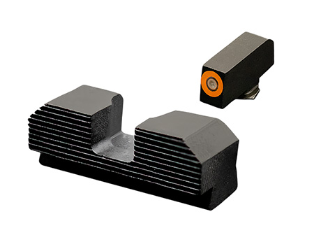 [647533008846] XS Sights GLM017P4N Minimalist Night Sight Set Orange Tritium Front/Black Oxide Frame. Compatible w/Glock