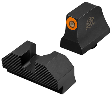 [647533008877] XS Sights GLM020P4N Minimalist Night Sight Set Orange Tritium Front/ Black Oxide Frame/ Compatible w/Glock