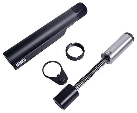 [810048492893] Armaspec ARM263-AR10 SRS-AR10 Buffer Tube Kit Black AR-10 Gen4