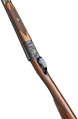 [8057829617256] F.A.I.R. FRISII1228 Iside II 12 Gauge Break Open 2rd 28" Side By Side Barrel, Color Case Hardened w/Engraving, English Style Walnut w/Straight Grip Stock, Technichoke XP50 Choke System