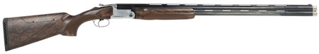 [8057829614538] F.A.I.R. FRDCIV1232 Carrera IV  12 Gauge Break Open 2rd 32" Blued Over/Under Ported Barrel, Engraved Nickel Receiver, Walnut w/Adj Comb Stock, Technichoke XP70 Choke System