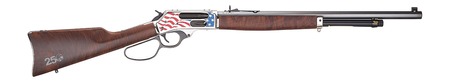 [619835100269] Henry H010BG250 America's 250th Anniversary Tribute Edition 45-70 Gov 4+1 22" Blued Octagon Barrel, American Flag Drilled  &  Tapped Receiver, American Walnut Straight Grip Stock w/250th Logo