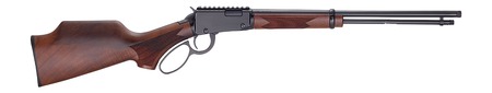 [619835011336] Henry H001PGH17H Sporter 17 HMR 12+1 18.50" Blued Threaded Barrel, Black Aluminum Receiver w/Picatinny Rail, American Walnut Fixed w/Pistol Grip Stock