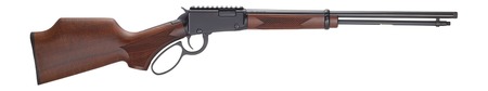 [619835011640] Henry H001PGC22 Bandit 22 S/L/LR 15/17/21+1 18.50" Blued Threaded Barrel, Black Aluminum Receiver w/Picatinny Rail, American Walnut Monte Carlo Stock