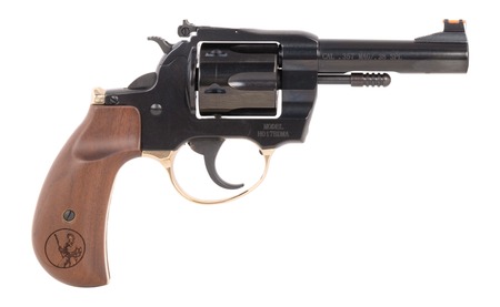 [619835400765] Henry H017BDMA Big Boy Deadeye 357 Mag/38 Special 6 Shot 4" Blued Round Barrel, Blued Cylinder, Blued Polished Steel Frame, American Walnut Birdshead Grip, Transfer Bar Safety, Exposed Hammer